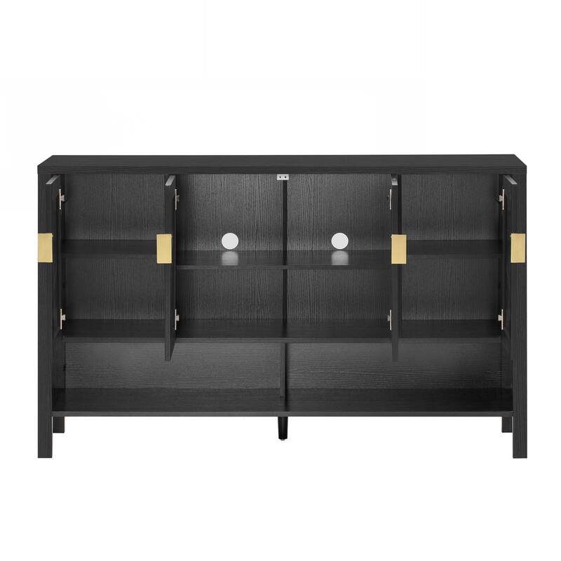 Modern Cabinet with Double Hooks,Suitable for Living Room, Hallway, Dining,Office