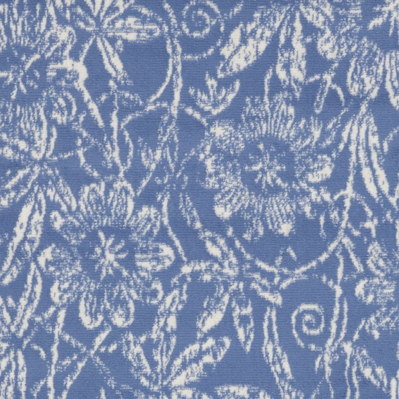 Power Loomed Distressed Floral Traditional Stain Resistant Area Rug - 60' X '36' X '0.39