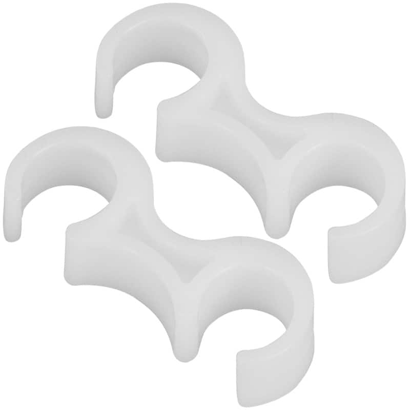 Plastic Ganging Clips - Set of 2 - White