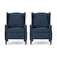 Option Navy Blue + Dark Brown