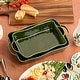 preview thumbnail 5 of 3, Certified International Verde Medium Rectangular Baker 14" x 8.75" x 2.75" - 14.00"W x 8.75"D x 2.75"H