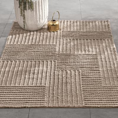 Villa by Classic Home Clayton Recycled Fabric Accent Rug