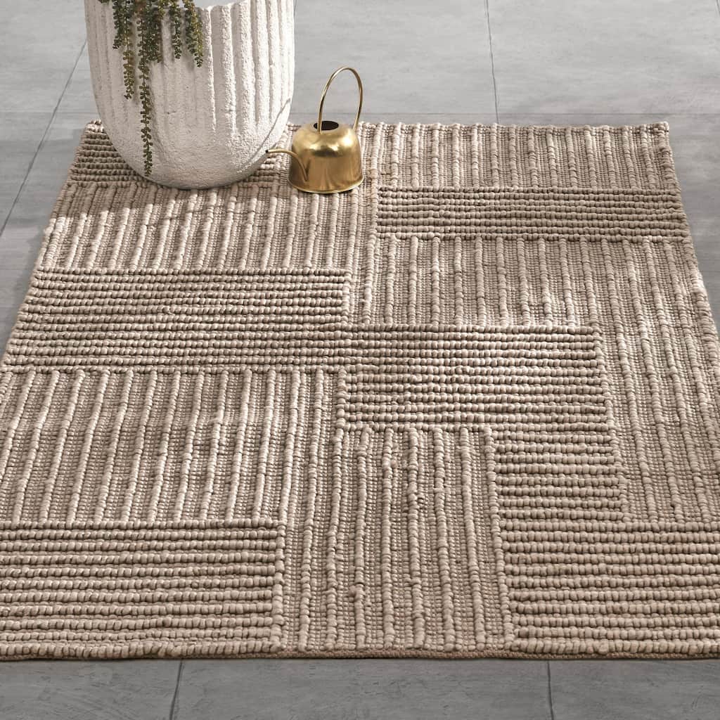 Villa by Classic Home Clayton Recycled Fabric Accent Rug