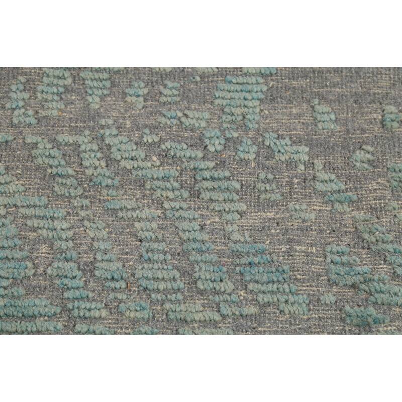 Moroccan Abstract Area Rug Handmade Wool Carpet - 6'0"x 9'1"