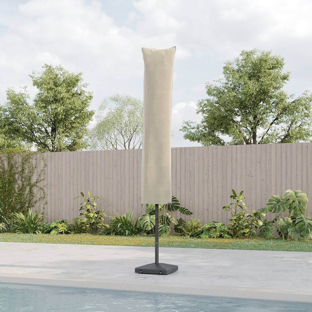 Bonosuki Patio Umbrella Cover - 600D Waterproof Market Umbrella Cover