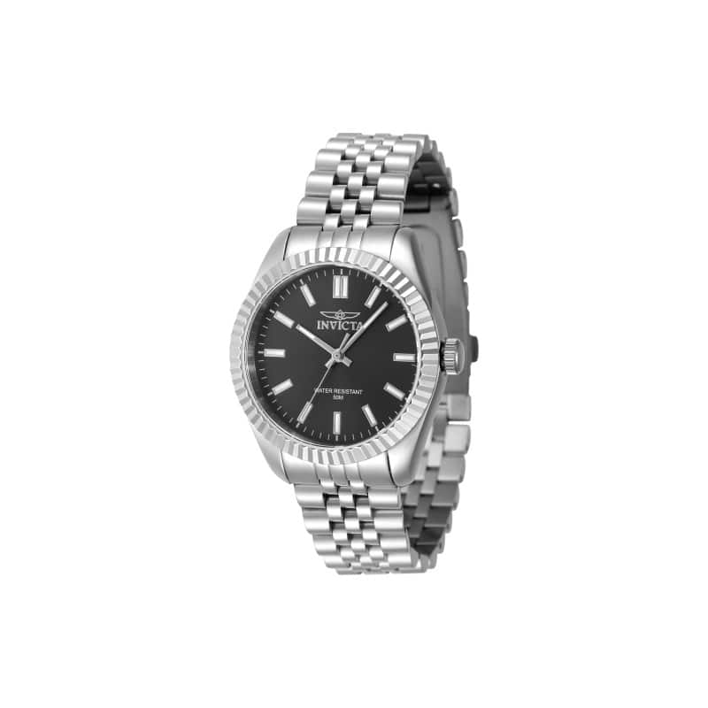 Invicta Women's 47494 Specialty Quartz 3 Hand Black Dial Watch