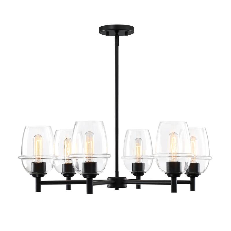 Designers Fountain D310M-6CH Summer Jazz 6 Light 28" Wide Chandelier