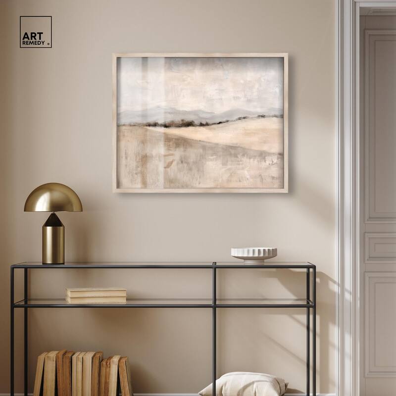 Distant Hills II Shadowbox by Art Remedy