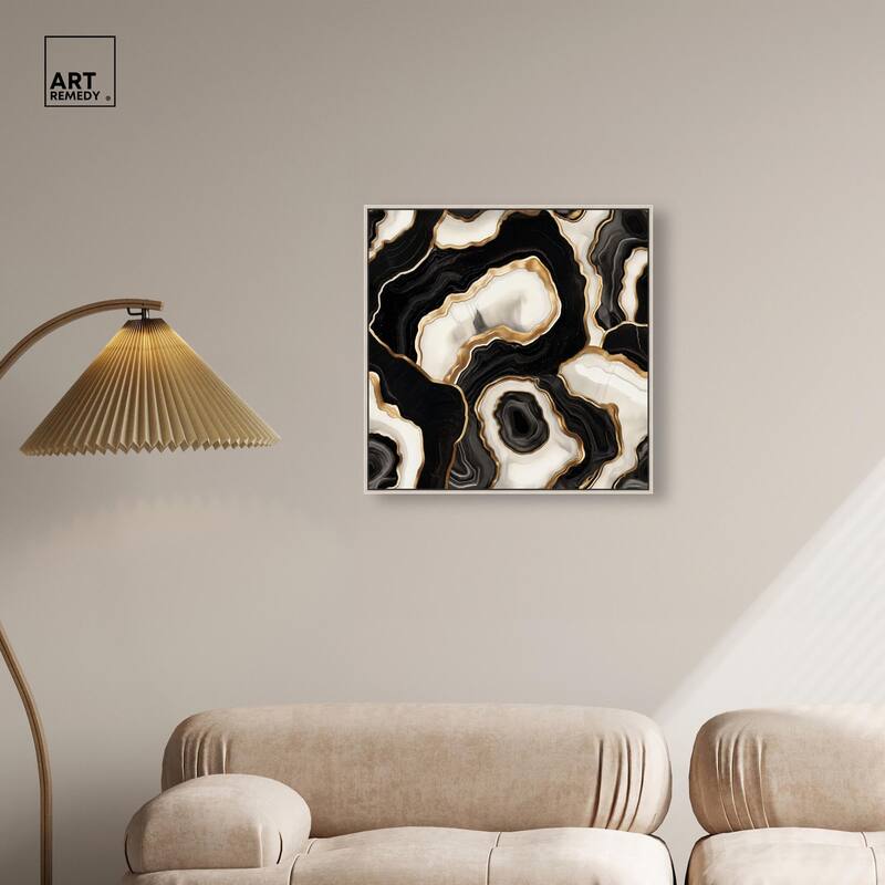 Coal Core Canvas by Art Remedy