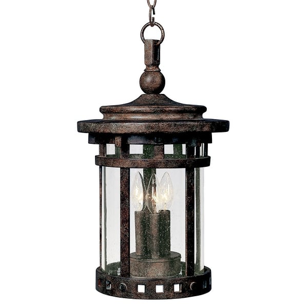 slide 2 of 2, Maxim Vivex Shade Santa Barbara Vx 3-light Outdoor Hanging Lantern