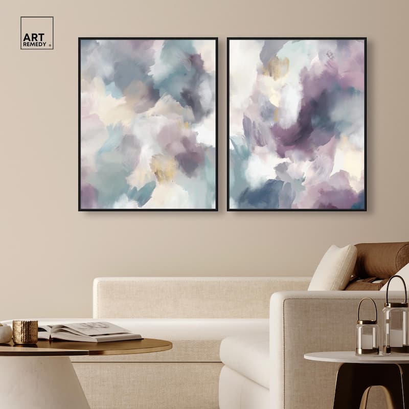 Golden Reflections Canvas Set of 2 by Art Remedy