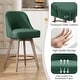 preview thumbnail 5 of 26, 26" Counter Height Swivel Bar Stool, Upholstered Counter Stools - 23.8" (D) x 21.7" (W) x 38" (H)