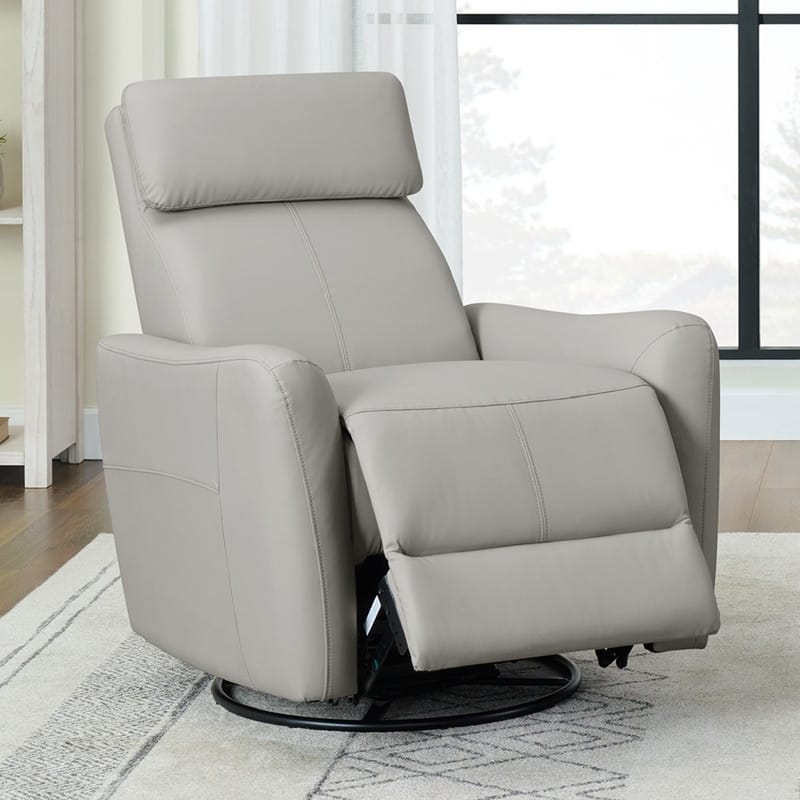 Merlin Power Swivel Glider Rocker Recliner Nursing Chair Recliner - Dove Gray