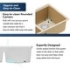 preview thumbnail 3 of 14, Karran QUWS-880 Undermount 32-1/2 in. Double Equal 50/50 Bowl Workstation Kitchen Sink