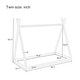 preview thumbnail 6 of 9, Twin Size Wooden Tent Bed by Harper & Bright Designs