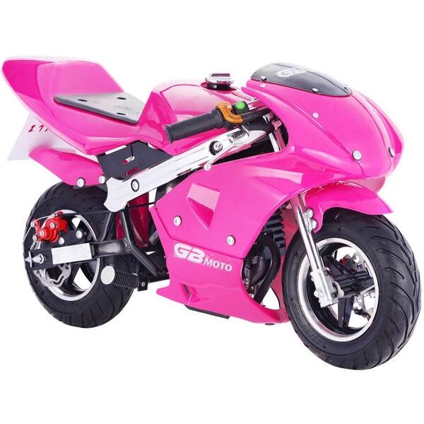 Shop Mototec Gbmoto Gas Pocket Bike 40cc 4 Stroke Pink Overstock