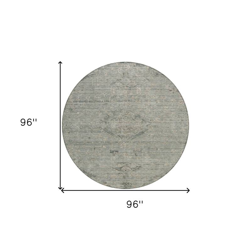 HomeRoots Floral Traditional Rectangle Outdoor Rug