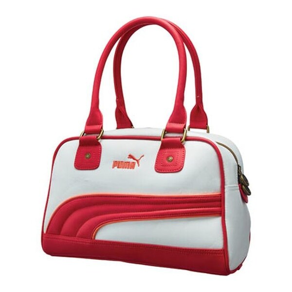 Puma purse white and gold sales