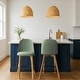 preview thumbnail 6 of 84, Set of 2 Designer Plastic Counter Stools Chair With Backs Side Armless Molded Kitchen Dining Bar Patio Indoor Outdoor Cafe