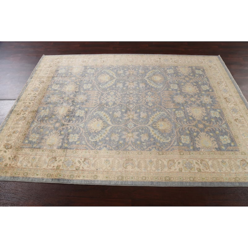 Traditional Vegetable Dye Oushak Turkish Area Rug Wool Hand-knotted - 5'9" x 7'9"