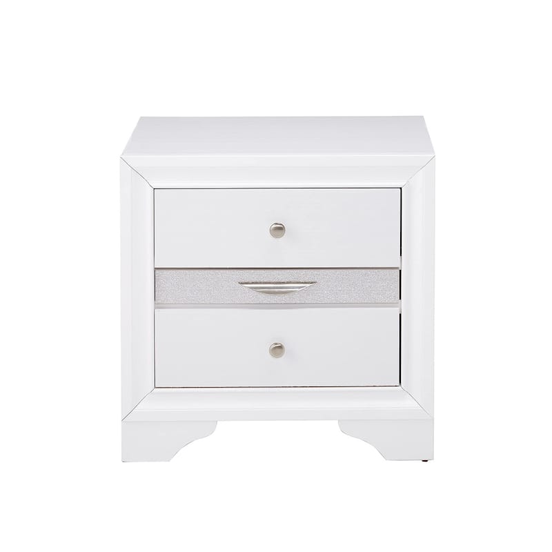 2 Drawers and 1 Jewelry Drawer Nightstand