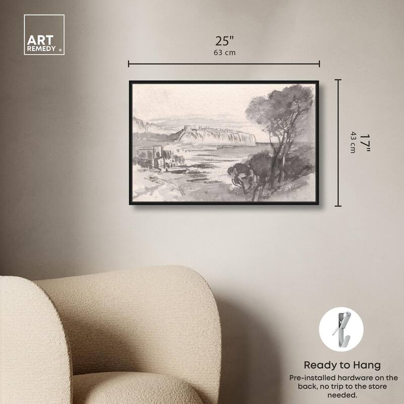 View across a Monaco Canvas by Art Remedy