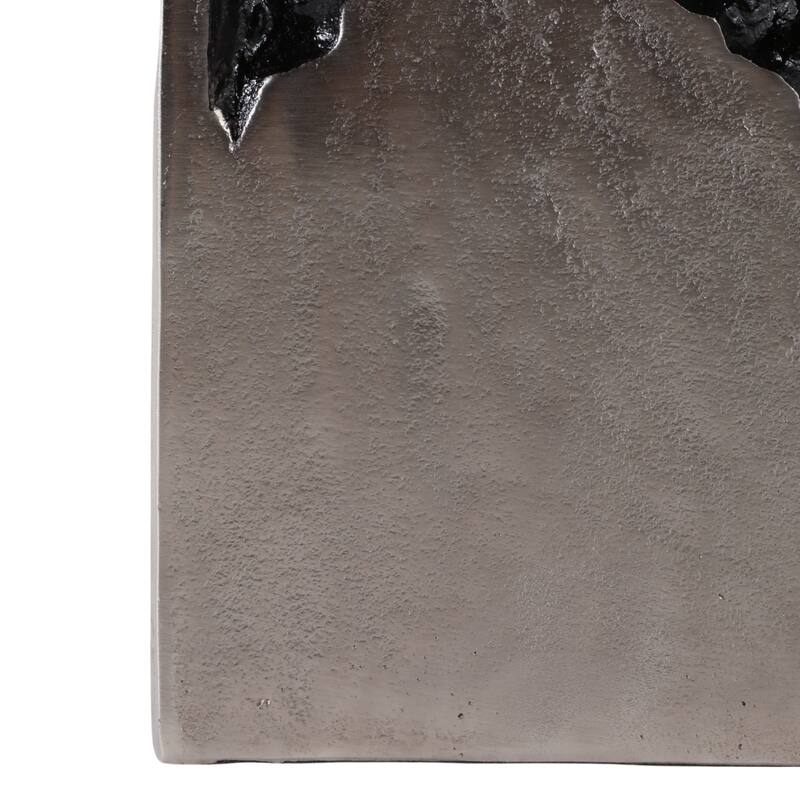 Metal Modern Sculptural Decorative Vase Abstract Design Artistic Form