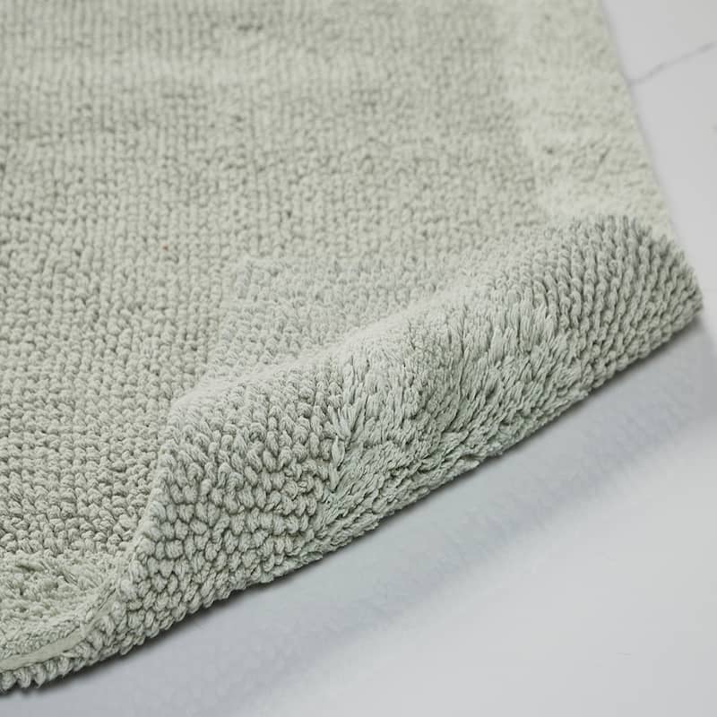 Better Trends Bath Rugs 100% Cotton Tufted Soft & Water Absorbent Bathroom Rug for Shower, Sink Bath Mats Edge Collection