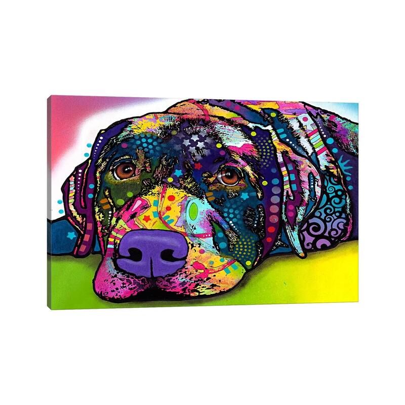 iCanvas "Savvy Labrador" by Dean Russo Canvas Print