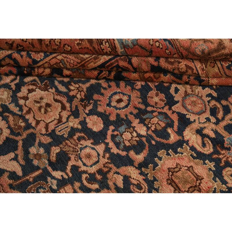 Pre-1900 Antique Malayer Persian Area Rug Handmade Large Wool Carpet - 10'4" x 16'9"