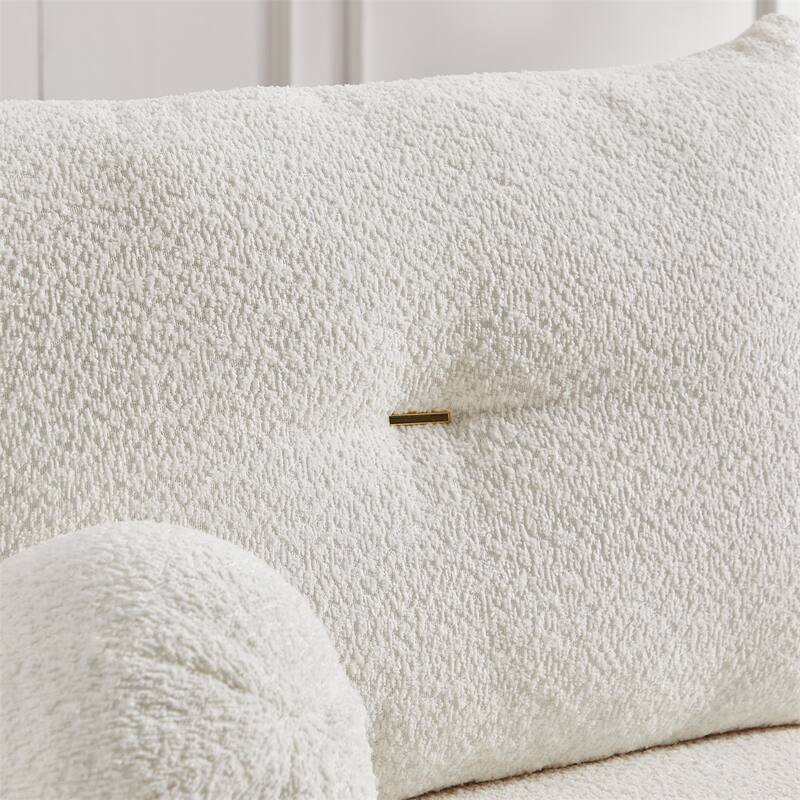 2-Seater Cushion Sofa 90'' Comfortable Sofa,w/Cushions Pillows.2 PCS