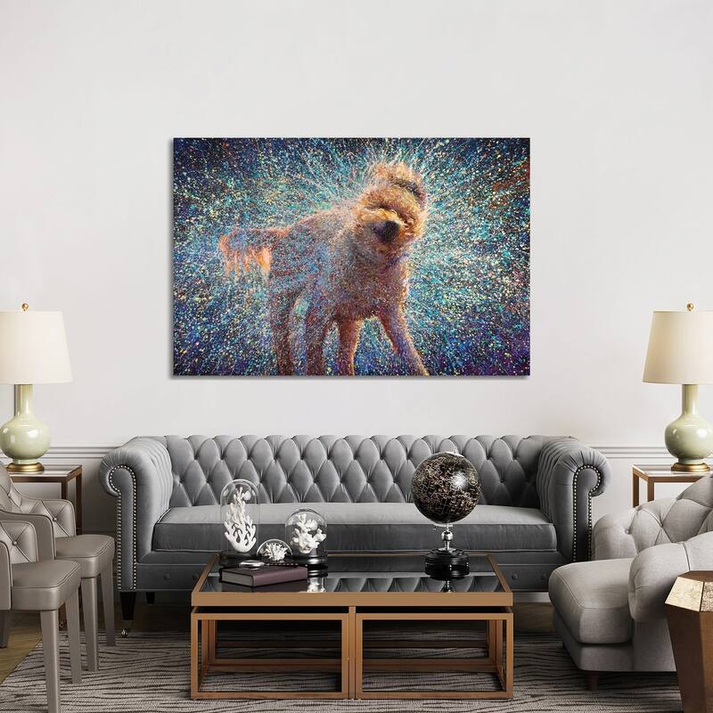 iCanvas "Canis Rufus" by Iris Scott Canvas Print
