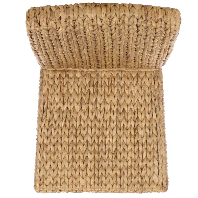 SAFAVIEH Clemensa Natural Dining Chair (Set of 2) - 18.1" x 22.8" x 39" - 18"W x 23"D x 39"H