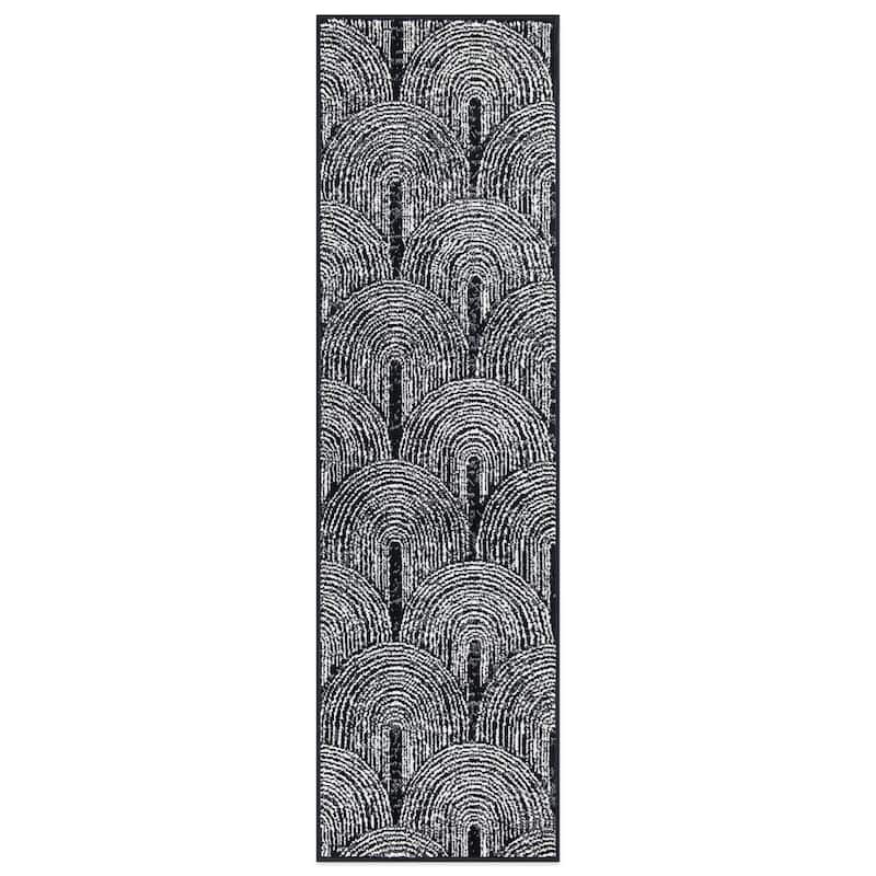 World Rug Gallery Contemporary Bohemian Arch Area Rug