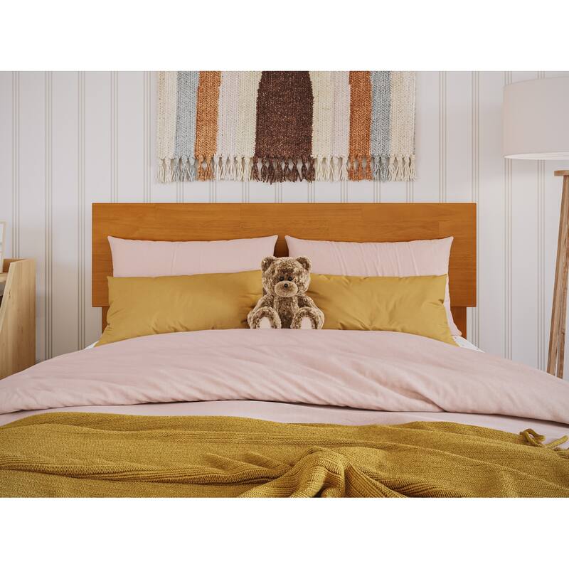 Aria Solid Wood Modern Low Profile Platform Bed