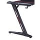 preview thumbnail 12 of 10, Hendrix Modern Black 67-inch Steel Computer Desk with USB by Furniture of America