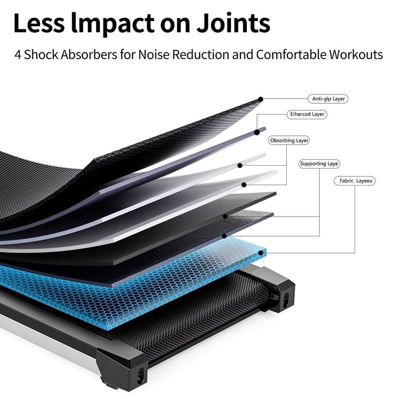 Folding Treadmill with Remote Control - Compact, Quiet, and Powerful for Home and Office Fitness