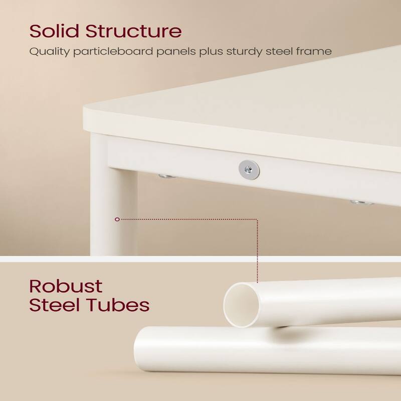 Space-Saving End Table with 3 Storage Shelves and Built-In Charging Station and Stable Steel Frame - 7.1"D x 17.7"W x 22.8"H