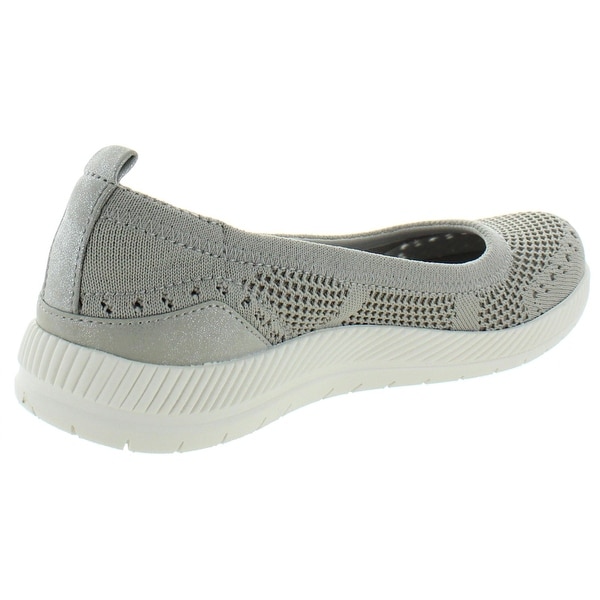 Walking Shoes Knit Slip On 