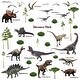 preview thumbnail 3 of 3, Walplus Dinosaur Park Children Wall Sticker DIY Art Nursery Room Decal