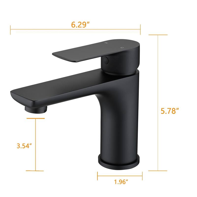 Topcraft Single Handle Stainless Steel Bathroom Sink Faucet