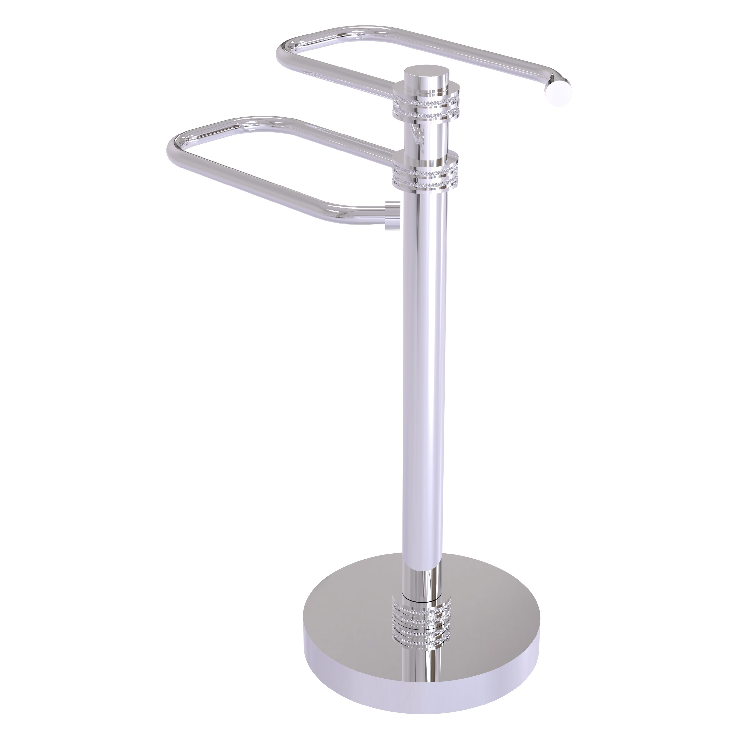 Allied Brass Free Standing Two Arm Guest Towel Holder - On Sale - Bed Bath  & Beyond - 11893438