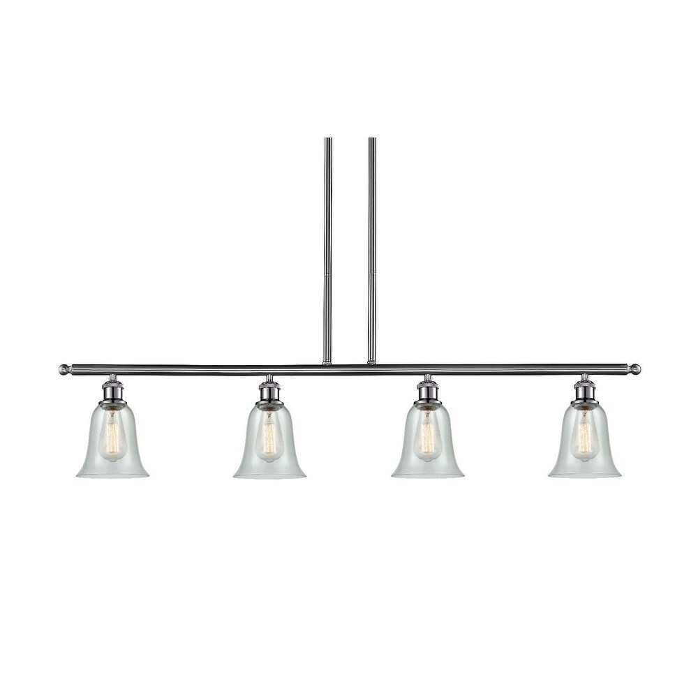 Innovations Lighting 516-4I Hanover  Hanover 4 Light 48" Wide Linear Chandelier (Polished Chrome / Fishnet) - Chandeliers For Bedrooms by Overstock.com
