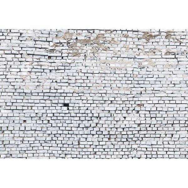 Shop Brewster 8 881 Komar 100 X 145 White Brick Vinyl Wall