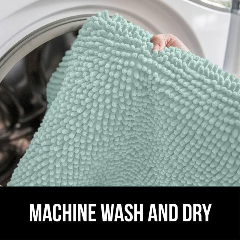 Thick Soft Absorbent Chenille, Rubber Backing