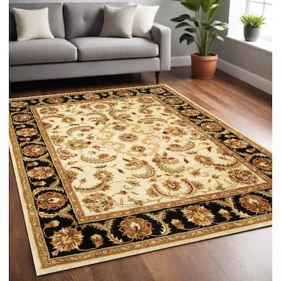 Bomeg Hand Tufted Non Skid Stain Resistant Area Rug By HomeRoots - 96' X '60' X '0.5