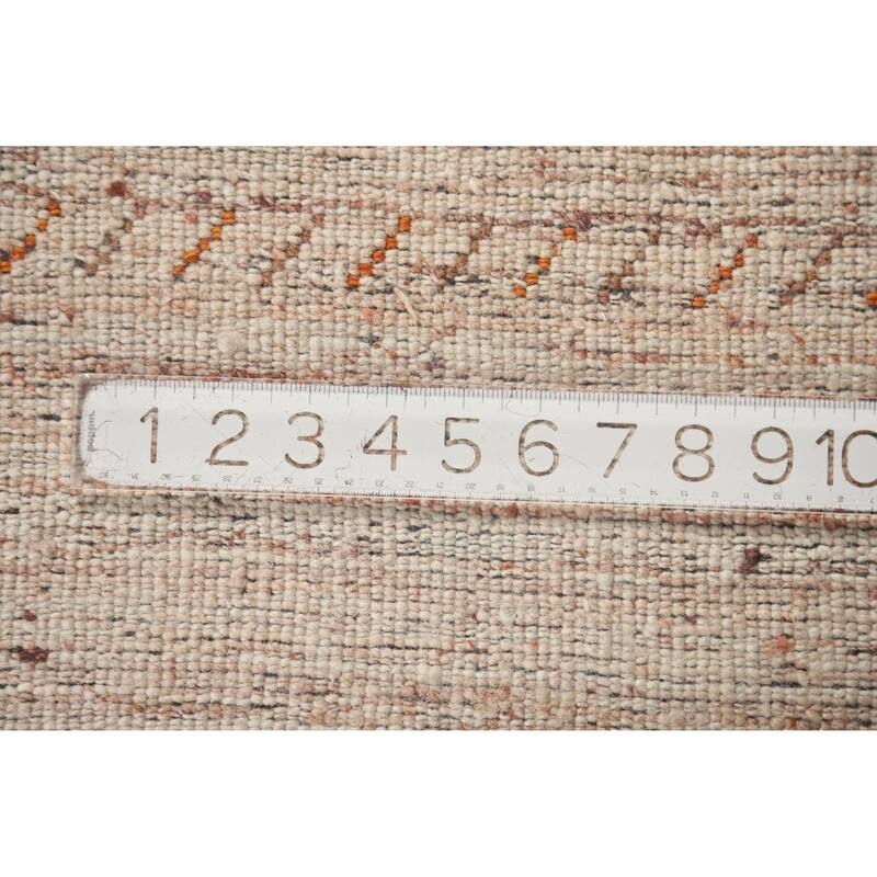 Hand Knotted Oriental 100% Wool Carpet Tribal Animal Pictorial Multi-Colored Gabbeh Area Rug - 11' 6'' X 8' 9''
