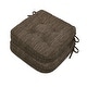 preview thumbnail 25 of 45, Indoor 3.7'' Dining Chair Pad Cushion (Set of 4) Set of 2 - Brown