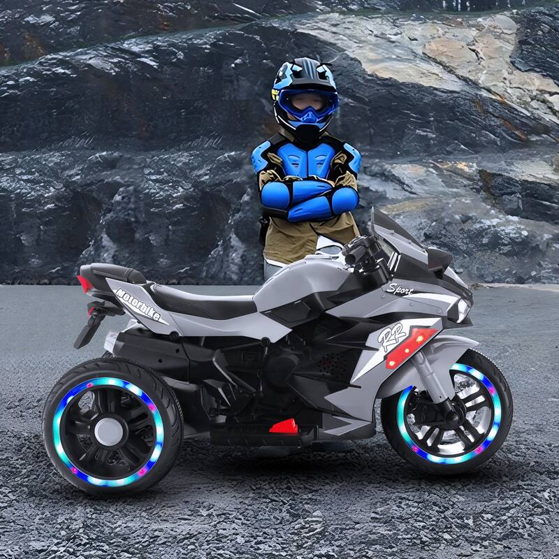 12V Kids Ride on Motorcycle, Electric Kids Motorcycle, Battery Powered Motorcycle for 3-6 Years Old