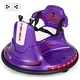 preview thumbnail 2 of 44, Honeyjoy 12V Bumper Car for Kids Toddlers Electric Ride On Car Vehicle - See Details Purple